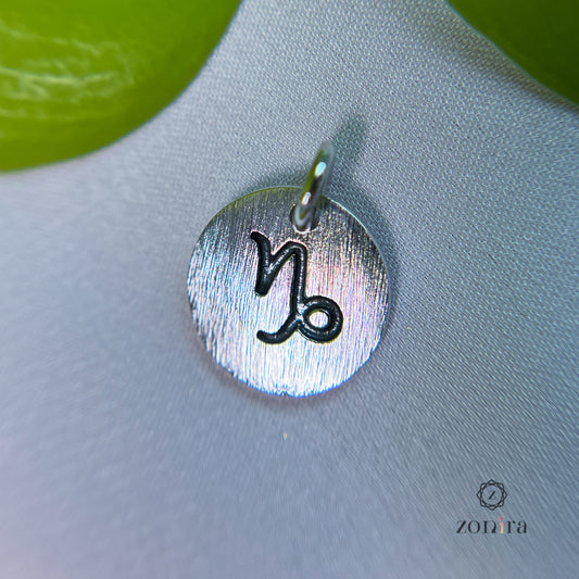 Zodiac 92.5 Silver Pendant - Capricorn