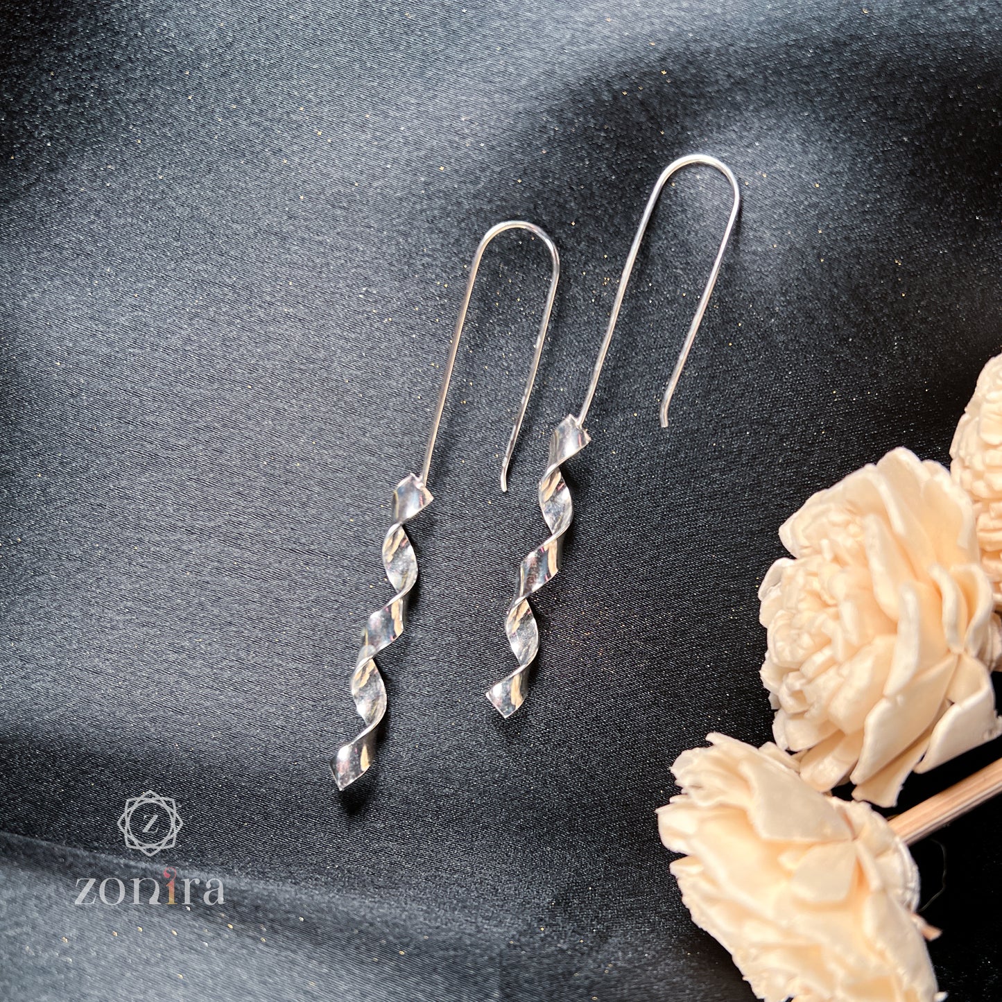 Ira 92.5 Silver Earrings - Twisties
