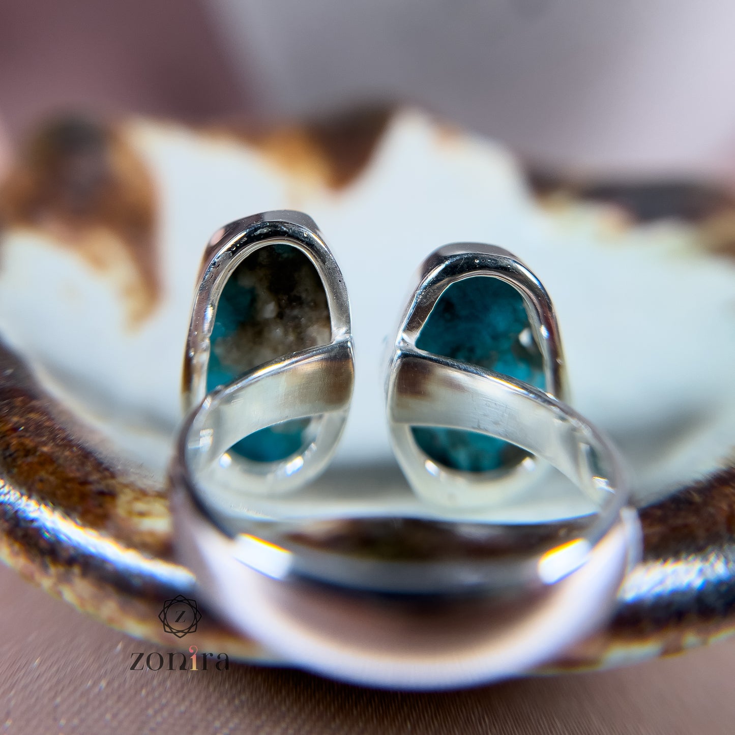 Liba Silver Ring - Raw Turquoise