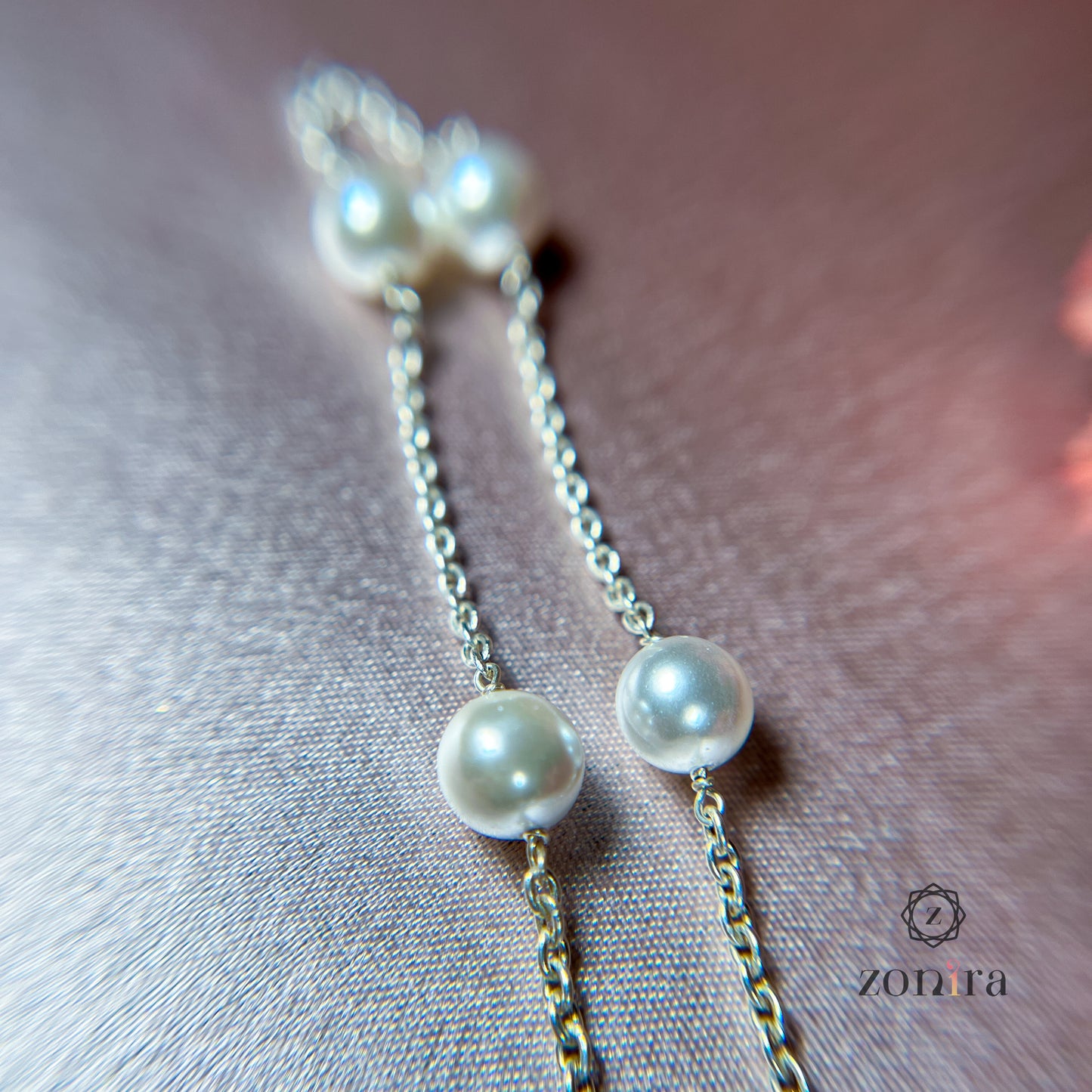 Glory Silver Bracelet - Pearls