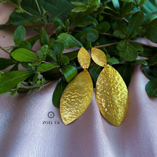 Ira 92.5 Silver Earrings - Fall Vibes Gold