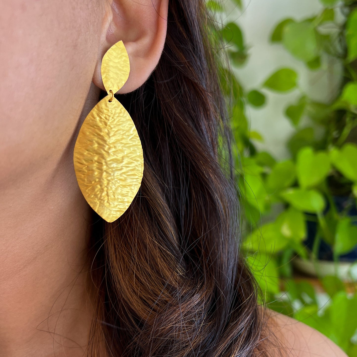 Ira 92.5 Silver Earrings - Fall Vibes Gold